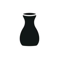 Modern graphic concept featuring a simple vase decoration icon design vector