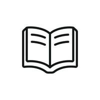 Books icon design combines simplicity and modern aesthetics in a sleek graphic style vector