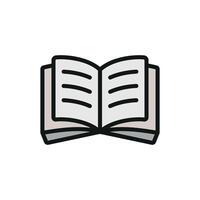 A books icon brings out the essence of modernity in a simple yet elegant graphic format vector
