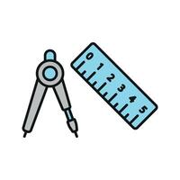 Ruler Icon Templates in Simple and Modern Style Perfect for Designers Seeking Minimalist and Professional Layouts vector