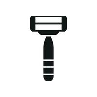 The razor bathroom icon embodies a seamless blend of utility and modern graphic design vector