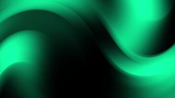 Animated of Abstract teal curves flow smoothly on dark background. Perfect for web backgrounds, presentations, or artistic digital designs. Versatile and visually appealing. 4k animation video