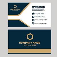 Simple business card design vector