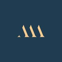 AAA logo Design. This is a Simple and modern monogram logo. vector
