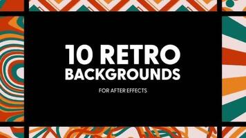 retrospectivo fundos movimento gráficos motion_graphic