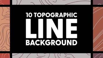 topográfico linha fundo motion_graphic