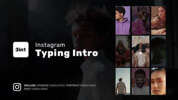 Instagram digitando introdução motion_graphic