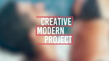 Minimal Shape Titles motion_graphic