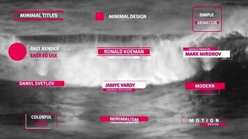 Minimal Modern Titles motion_graphic