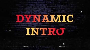 Slides Dynamic Intro motion_graphic