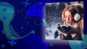 Elegant Colorful Winter Slideshow motion_graphic