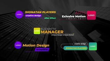 Logo Lower Third Animation motion_graphic