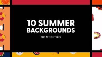 The Summer Backgrounds motion graphic motion_graphic