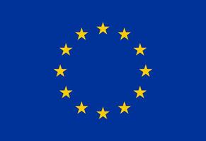 European Union Flag Vectors Illustrations. EU flag design.