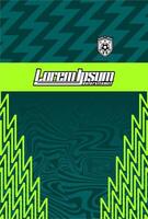 Abstract background for sports jersey pattern green tosca vector