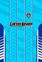 Abstract background for sports jersey pattern cyan vector