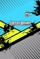 Abstract background for sports jersey pattern gray vector
