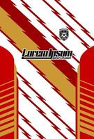 Abstract background for sports jersey pattern ruby red vector