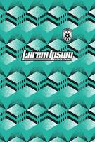 Abstract background for sports jersey pattern tosca vector