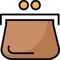 Small Purse Icon vector