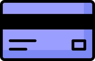 Back View Credit Card Icon vector