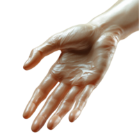 Glowing Hand with Sparkling Effects, 3D Illustration png