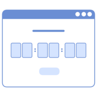 cronômetro do utilizador interface ilustração png