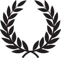 a laurel wreath on a white background vector