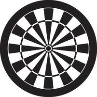 a dartboard with a target in the center vector