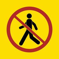 do not enter signal vector