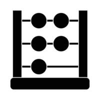 abacus calculation icon vector