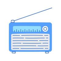 Radio Broadcast Ad Icon Doodle Illustration, soft colour palette in Hand drawn style. Perfect for marketing, branding, or advertising projects. vector