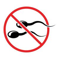 Infertility Icon. Fertilization Problems vector