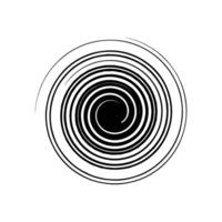 Abstract Spiral Optical Illusion Design vector