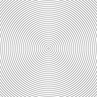 Concentric Circular Line Pattern Design