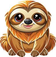 Sloth illustration design vector