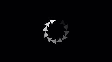 Animated Circular Loading Icon video