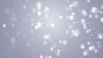 Light Snowflake Particles Background video