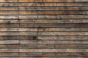 Weathered wooden planks arranged in a rustic pattern in natural light photo