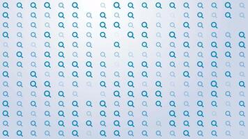 Magnifying Glass Icon Pattern Background Loop video
