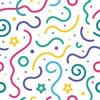 a colorful pattern with stars and stars vector