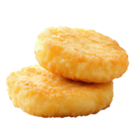 Delicious Chicken Nugget Isolated on White Background for Fast Food Menu on Transparent Background png