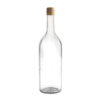 Empty Bottle for Creative Use in Design and Marketing on Transparent Background png