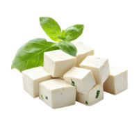 Healthy Fresh Tofu for Culinary Use on Transparent Background png