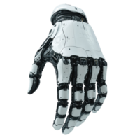 Cyborg Robot Hand for Futuristic Technology Applications on Transparent Background png