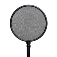 Enhance Your Vocal Recordings with a High-Quality Pop Filter on transparent background png
