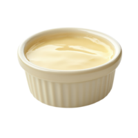 Elegant Ramekin for Serving Souffles or Dips on transparent background png