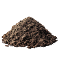 Isolated Pile of Soil for Agricultural and Landscaping Use on transparent background png