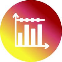 Bar Chart Icon Design vector