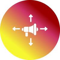 Ad Campaign Icon Design vector